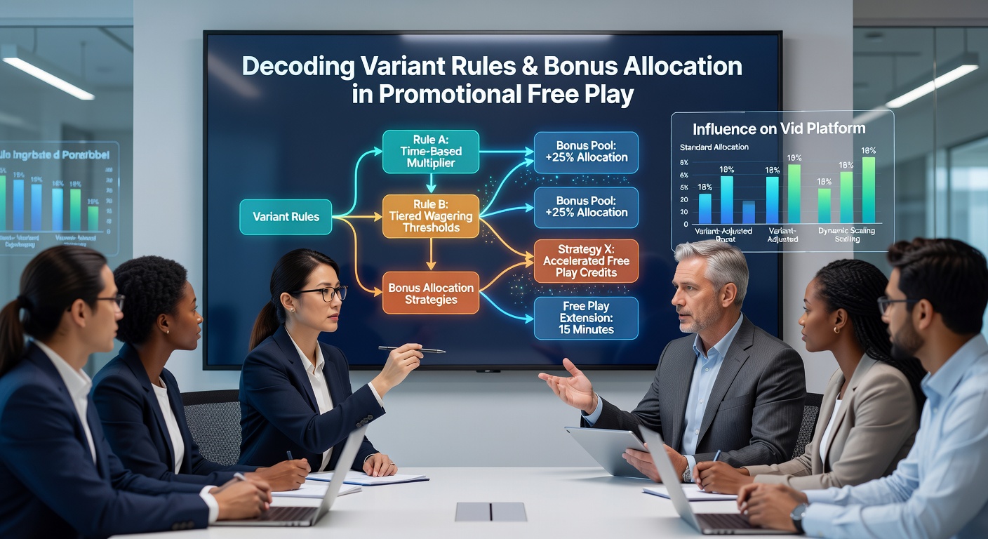 Darstellung von Bonusallokationsstrategien in Free-Play-Phasen bei Video-Poker-Turnieren