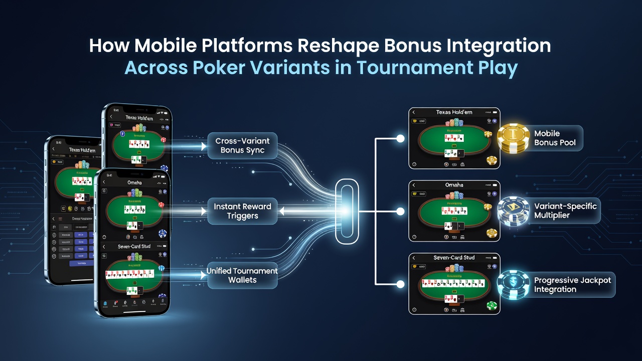 Mobile Poker-Turniere mit integrierten Bonusstrukturen auf Smartphones und Tablets