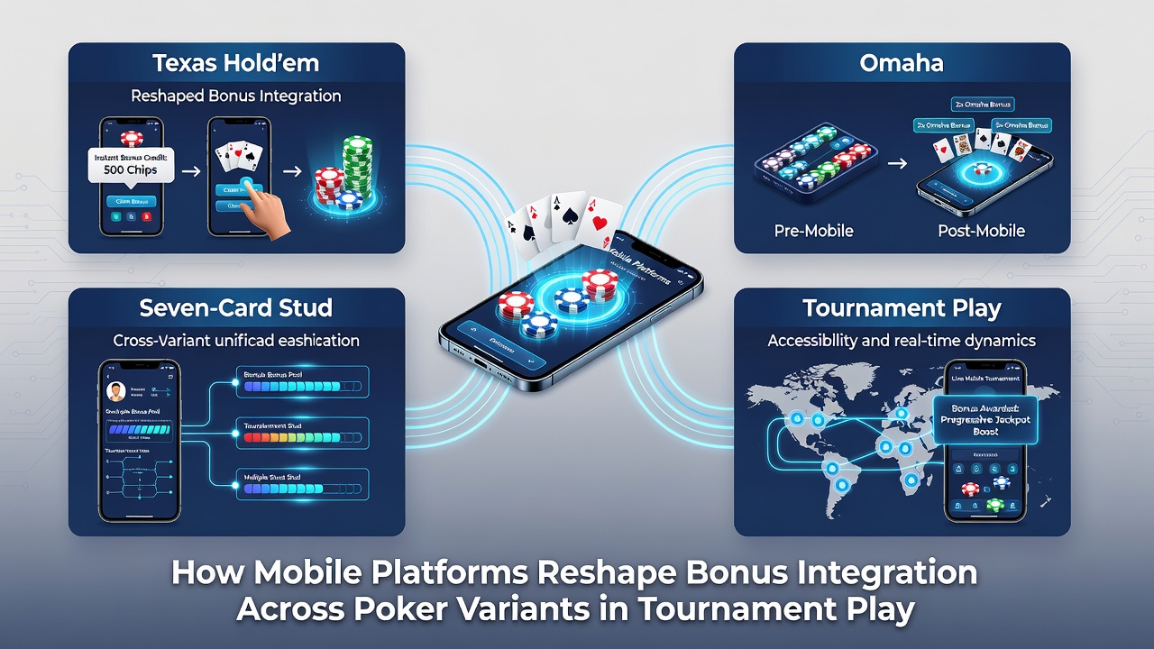 Vergleich von Bonusintegrationen über verschiedene Poker-Varianten hinweg auf mobilen Geräten