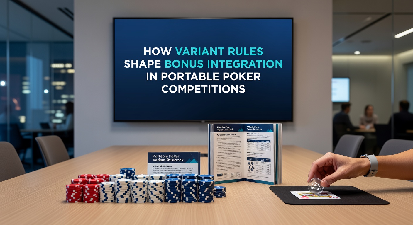 Mobile Poker-App mit integrierten Bonusregeln für verschiedene Varianten