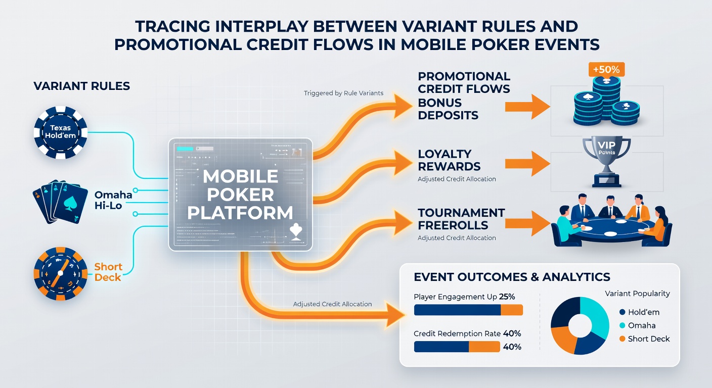 Analyse der Kreditflüsse und Regelvarianten in mobilen Poker-Events